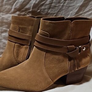 Brown Suede Ankle Boots